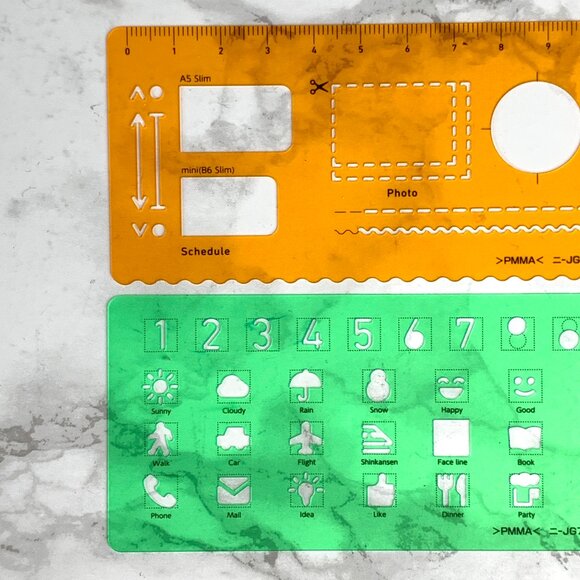 Kokuyo Jibun Techo Planner Templates (2) - Picture 2 of 3